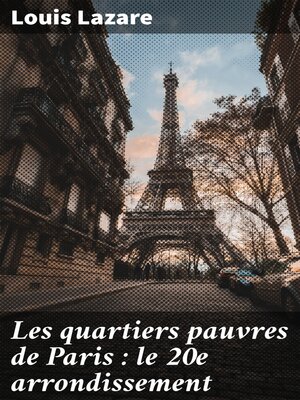 cover image of Les quartiers pauvres de Paris
